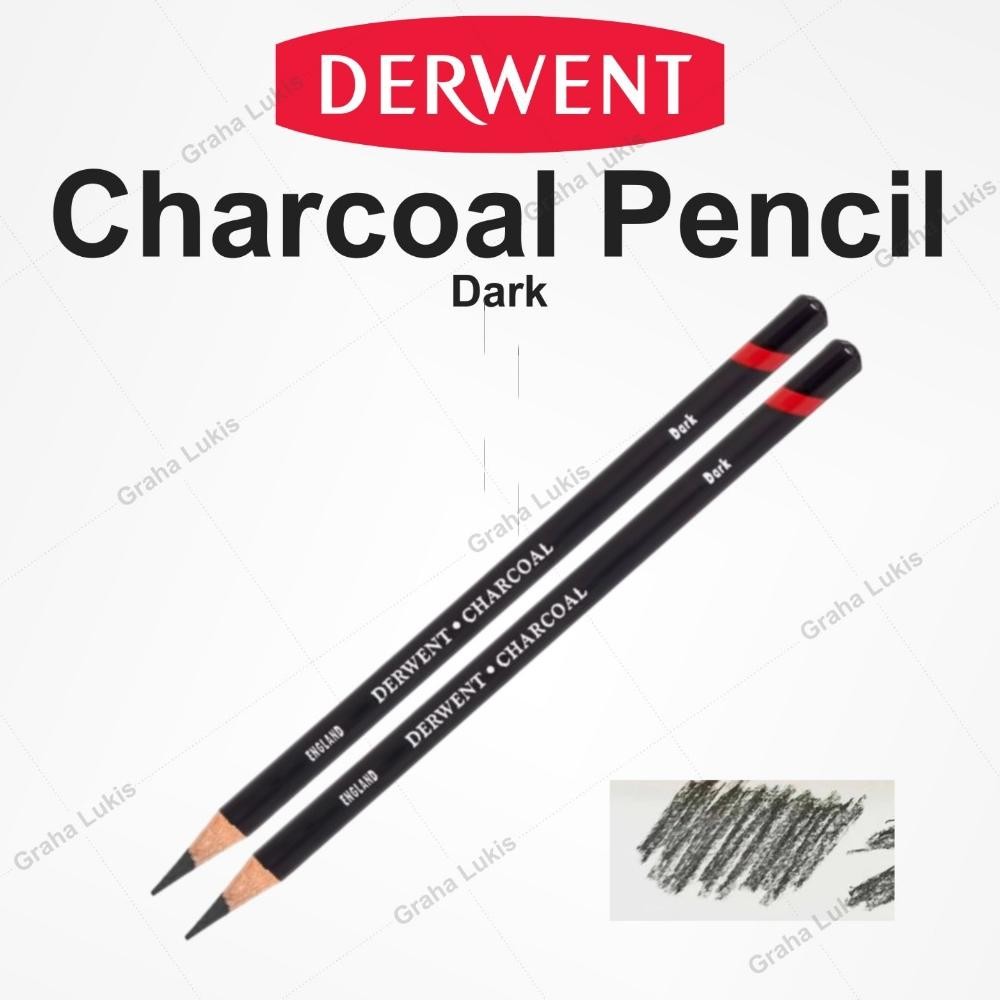 

Derwent Charcoal Pencil - Dark / Pensil Arang DiM