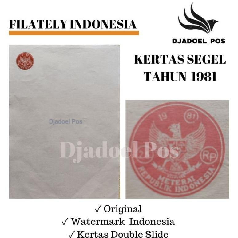 

KERTAS SEGEL TAHUN 1981 (Buy 4 Get 1 Free) Double Asli DiM