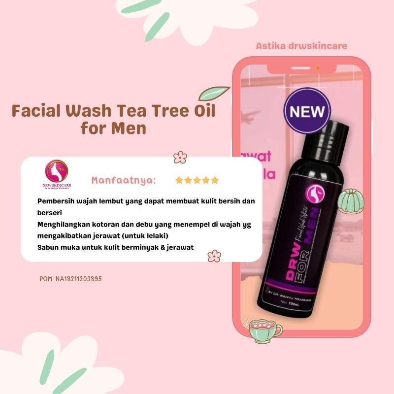 Facial Wash For Men Drw Skincare Termurah Best Quality 100% Original