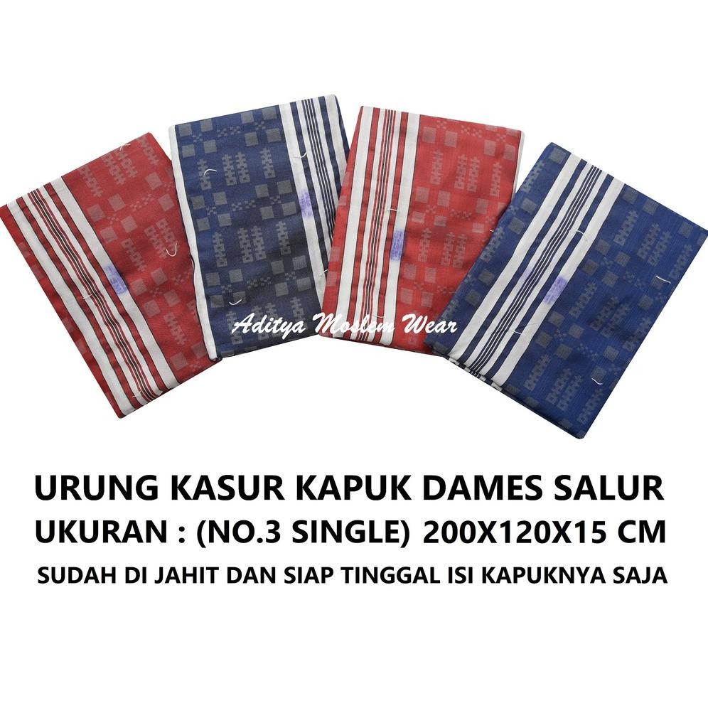 URUNG KASUR KAPUK MODEL DAMES SALUR NO 3 SARUNG KASUR ISI KAPUK KULIT KASUR KAPUK AST