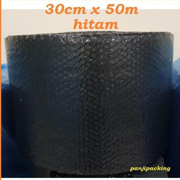 

Bubble wrap Hitam 30cm x 50m plastik buble warp tebal Bandung bubblewrap potongan roll DiM
