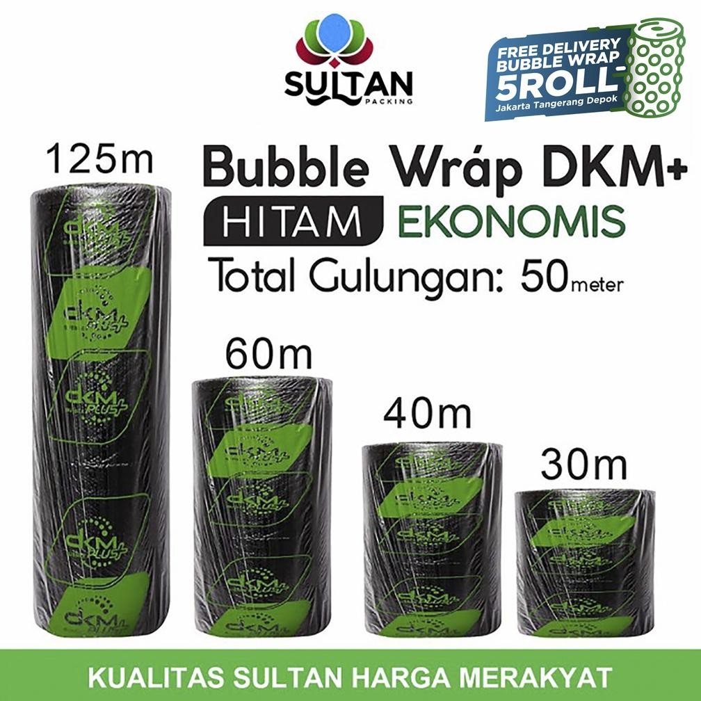 

Plastik Bubble Wrap Hitam 50meter BUBBLEWRAP EKONOMIS DKM PLUS PER ROLL DiM