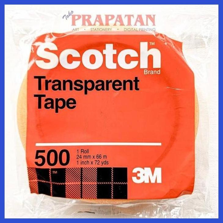 

( SEKOLAH / LUKIS ) READY SCOTCH TRANSPARENT TAPE 500 24MM | ISOLASI BENING | SELOTIP (SENI / MENGGAMBAR / ART / KERAJINAN ) SIAP KIRIM