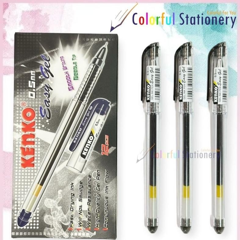 

Pulpen/Ballpoint/Pen Gel Easy Gell (12 Pcs) DiM
