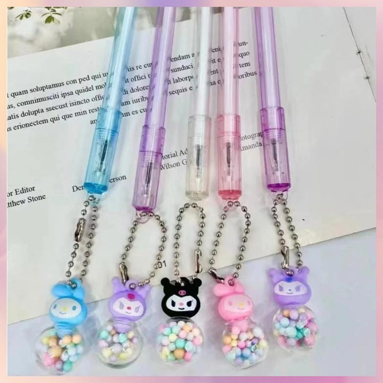 

[1 Lusin/ 12 Pcs] Pulpen Bolpen Gel Pen Gantung Kuromoi Melody SNR 876 DiM