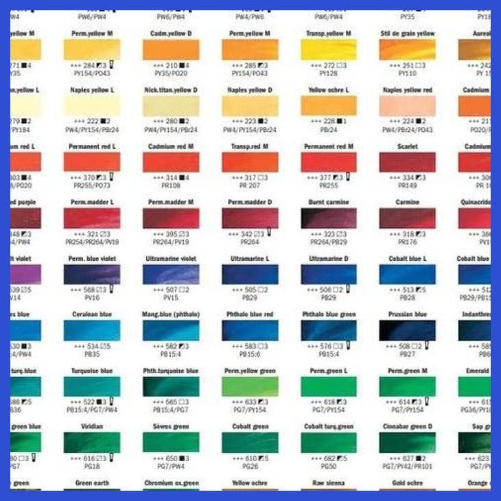 

( SEKOLAH / LUKIS ) READY REMBRANDT OIL COLOR 40ML / CAT MINYAK PART 4 CODE 615-817 (SENI / MENGGAMBAR / ART / KERAJINAN ) PRIVASI AMAN