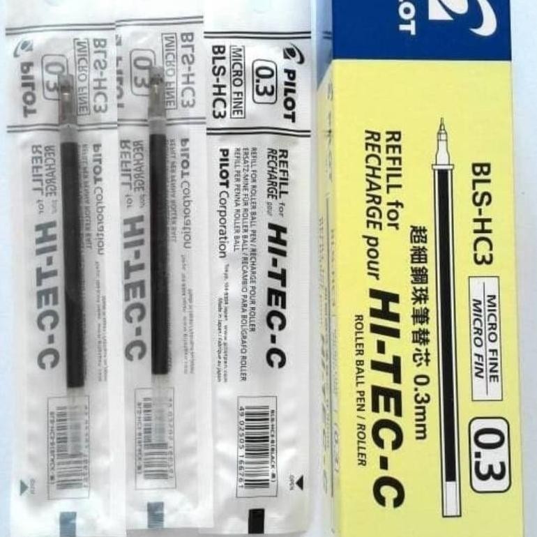 

HJK Refill / Isi Pulpen Hitech Pilot 0.3mm ( 1pak/12pcs)