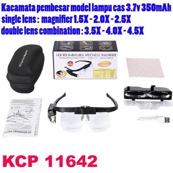 

Sale Kcp 11642 Kacamata Pembesar Usb Led Rechargeable Spectacle Magnifier
