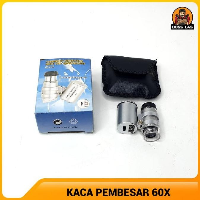 

Sale Lup Kaca Pembesar Lensa 60X Optik / Magnifying Glass 60X