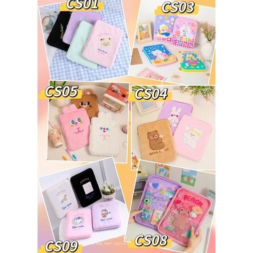 sarung tas ipad bear korea style unicorn tablet bag case ipad 11 / 7 / laptop CS01 CS03 CS04 CS05 mi