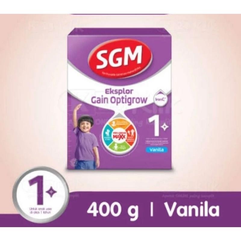 Sgm Eksplor Gain Optigrow 1+ 400 Gram New Best Quality 100% Original