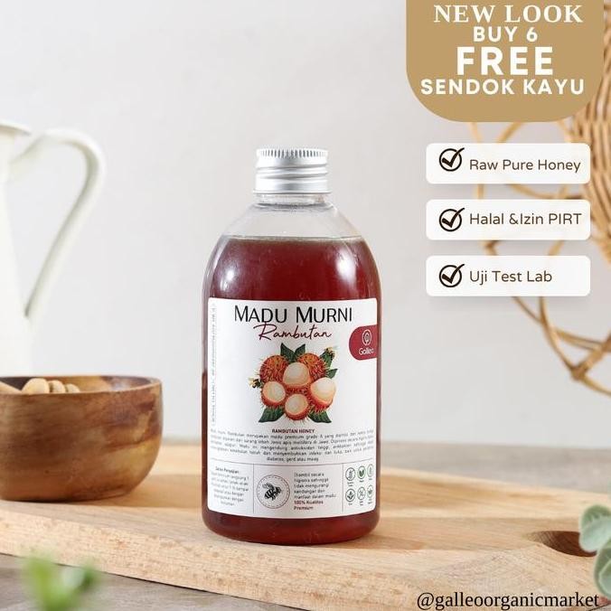 

NEW Madu Murni Rambutan 1 Kg Galleo Organik READY