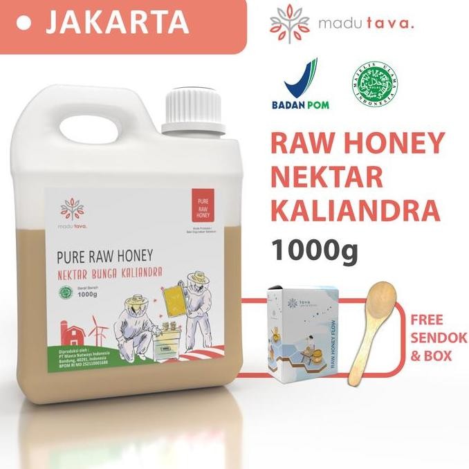 

NEW Madu Murni Asli Tava Nektar Kaliandra 1kg 100% Pure Raw Honey Alami READY