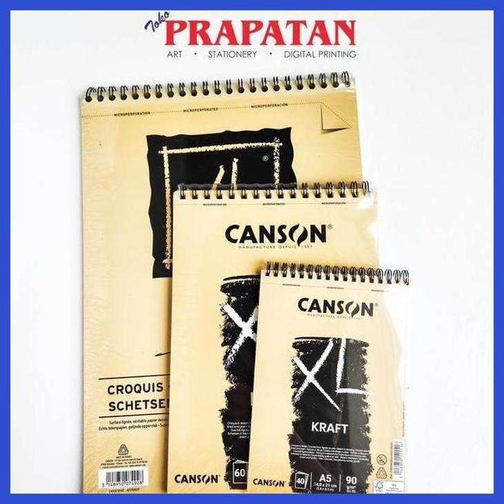 

( SEKOLAH / LUKIS ) DISCOUNT CANSON XL KRAFT CROQUIS SKETCHBOOK (SENI / MENGGAMBAR / ART / KERAJINAN ) PACKING AMAN