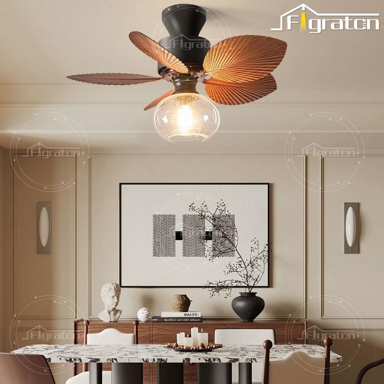 NEW Lampu Kipas Angin Gantung Plafon Remote Langit-langit dengan Lampu Lampu Kipas Angin Kamar Tidur