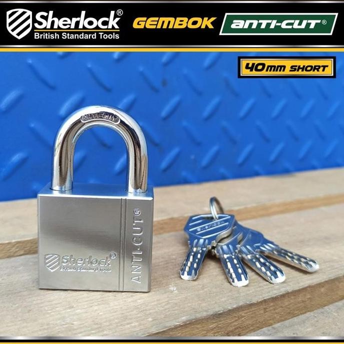 Gembok Anti Maling Sherlock Anti Cut