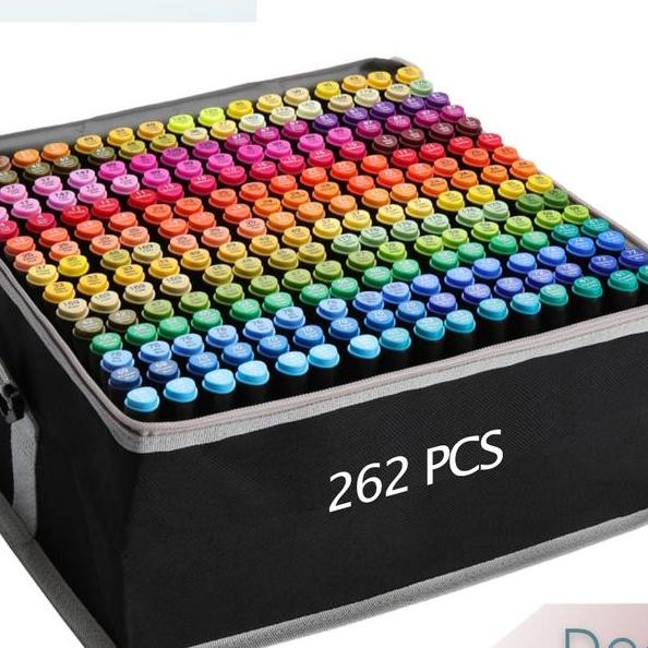 

Touch Art Marker 262 Color Double Headed Marker Set Multi Color Spidol