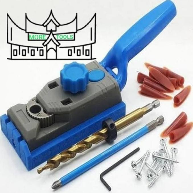 Pocket Dowel Jig Pocket Hole Jig Pocket Mata Bor Sekrup