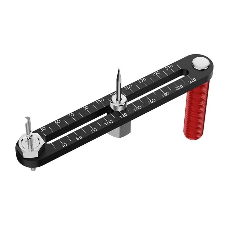 

Hx5F Durability Metal Circle Cutter For Table Cutter For Woodworkers Needing Accurate And Wastefree Cut Tool