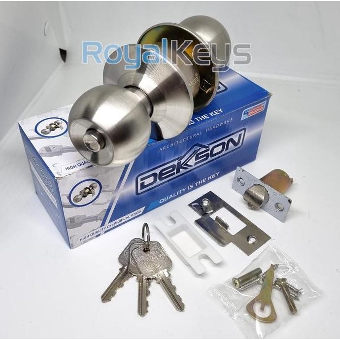 Kunci Pintu Bulat Dekson Dekkson Kcbl 8587 Et Handle Knob Kamar Mandi