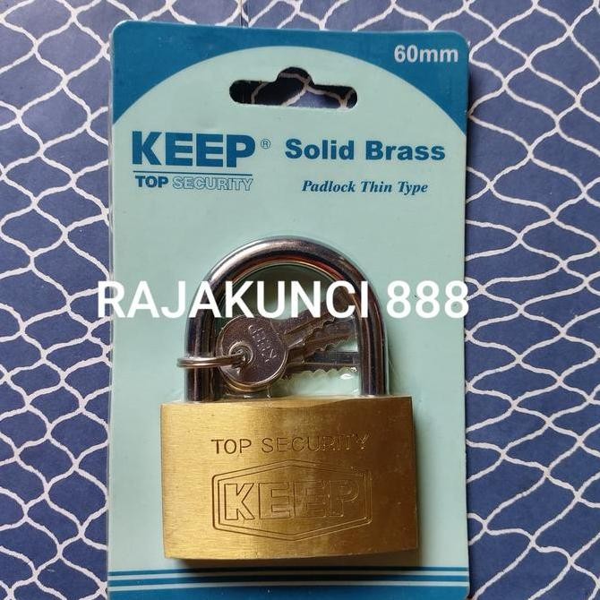 Gembok Keep Kuningan 60Mm / Gembok Keep 60Mm / Gembok 60Mm / Gembok