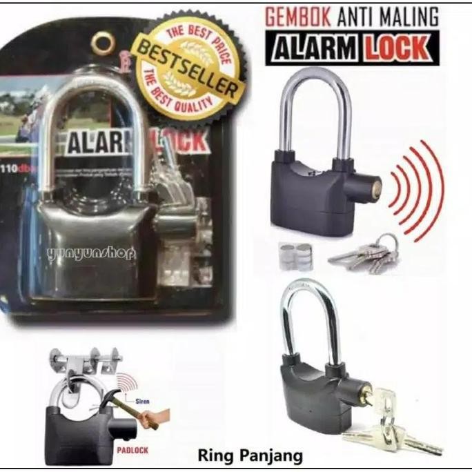 Gembok alarm cakram motor anti maling nmax xmax adv pcx universal DISKON