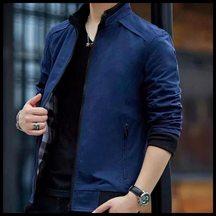 Terlaris Jaket Pria katun Dril Canvas Original Kasual Import Premium Best Seller