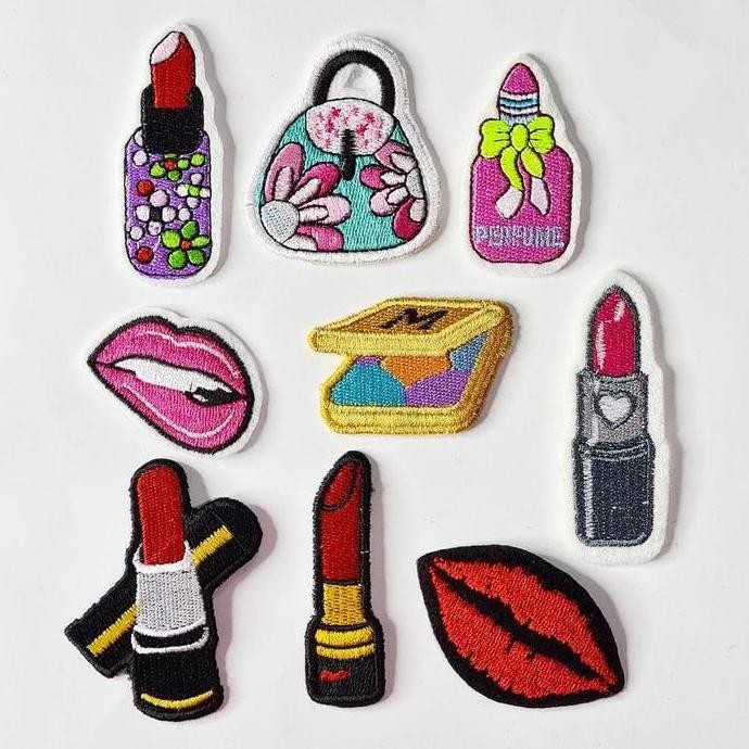 

:<:<:<:<] patch girls, lipstik, bibir, lips, eye shadow, tas, bag, parfum