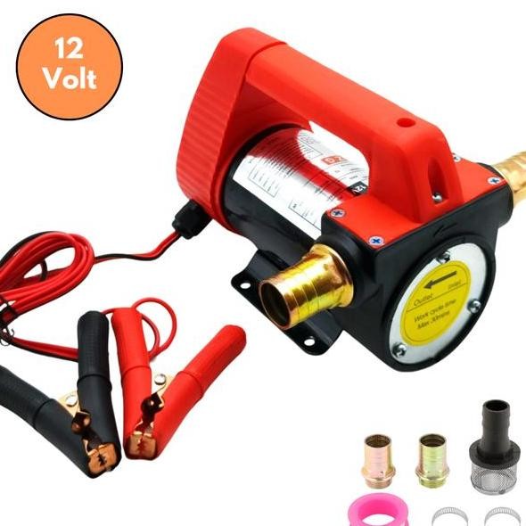 Pompa Solar Dc 12 Volt Mesin Sedot Minyak Oli Air 12V Oil Transfer Pump