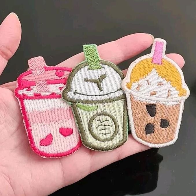 

@#@#@#] patch boba matcha, boba strawbery, boba chocolate, minuman, drink