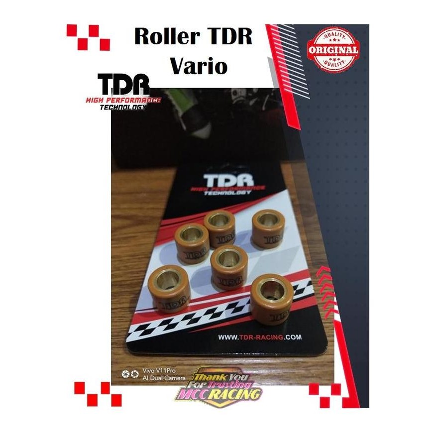 ROLLER TDR RACING VARIO 110-BEAT FI-SCOOPY FI 7-8-9-10 GRAM TERMURAH