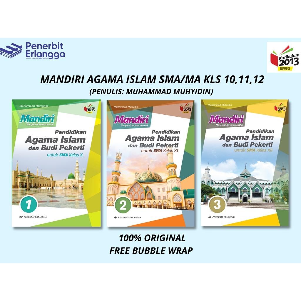 [Erlangga Official] Mandiri Agama Islam Smk Kelas 10 11 12 Termurah Best Quality 100% Original