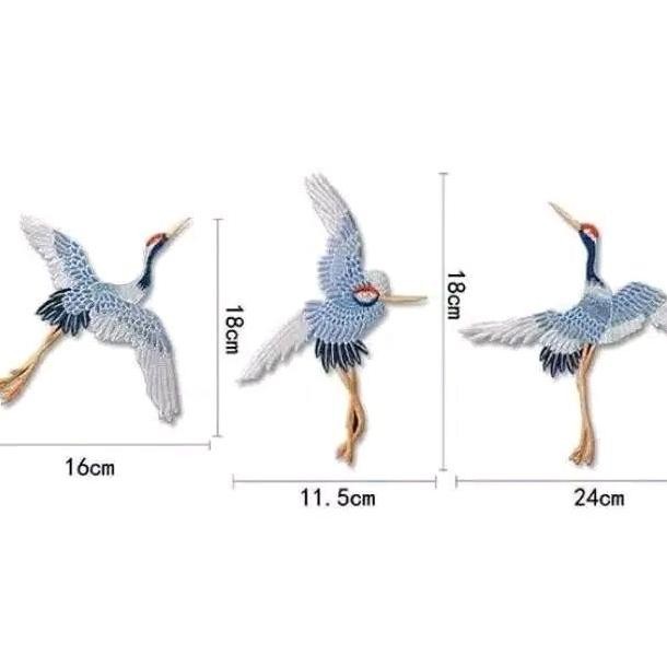 

;&;&;&;&] set bordir burung bangau isi 3pc import