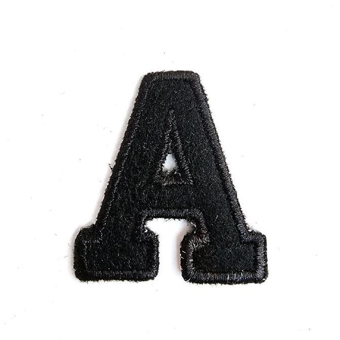 

+%+%+%] patch huruf 4cm, patch bordir, patch iron