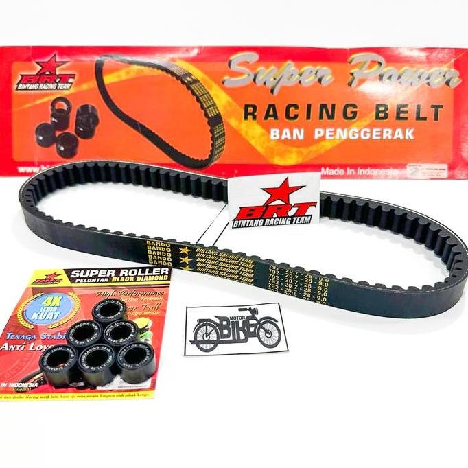 PAKET VANBELT V BELT ROLLER BRT MIO M3 S SOUL GT 125 FINO FI 125 XRIDE PROMO