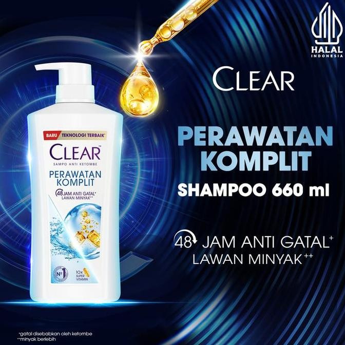 Clear Shampoo Complete Soft Care Anti Ketombe - 660ml