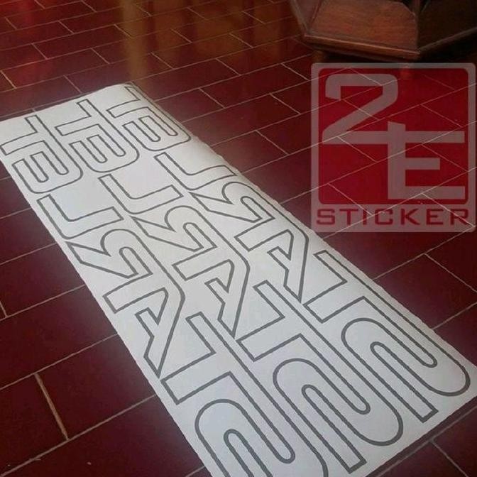ready Stiker STARLET kaca Starlet Kotak