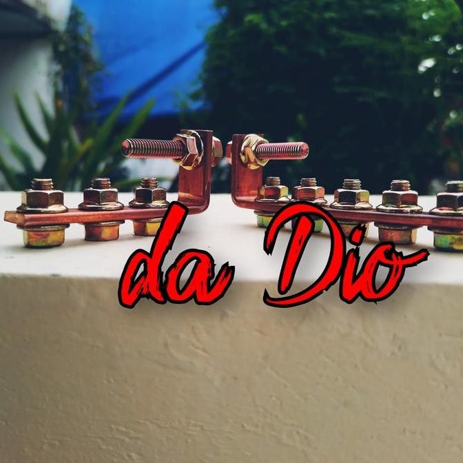 (TEMBAGA ASLI) HEADER KEPALA AKI UNTUK KABEL GROUNDING MOBIL + BAUT