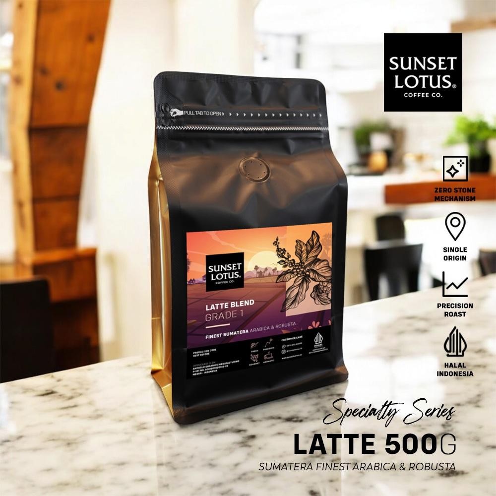 

Sunset Lotus Specialty Series House Blend Latte 500G Terbaru Best Quality 100% Original