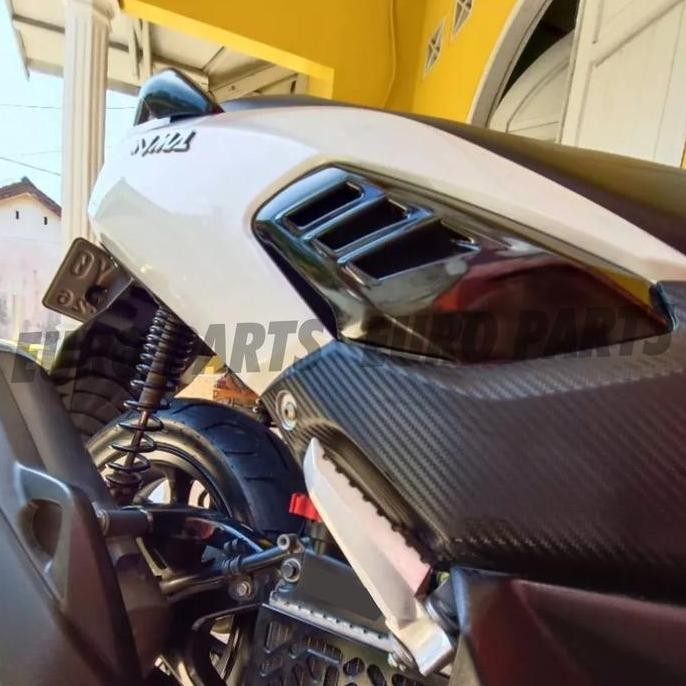 TUTUP PIJAKAN KAKI SAMPING NMAX OLD 2015 - 2019 COVER SIDE SIRIP HIU SET KANAN KIRI UNIVERSAL EURO P