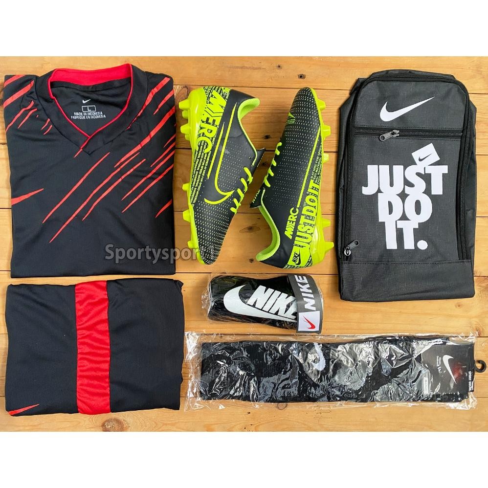 Special Paket Sepatu Bola Anak Dapat Setelan Jersey Tas Sepatu Deker & Kaos Kaki, Sepatu Bola Anak O