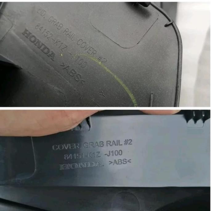 Cover behel stop belakang besar kecil putih glossy pcx 160 original MURAH