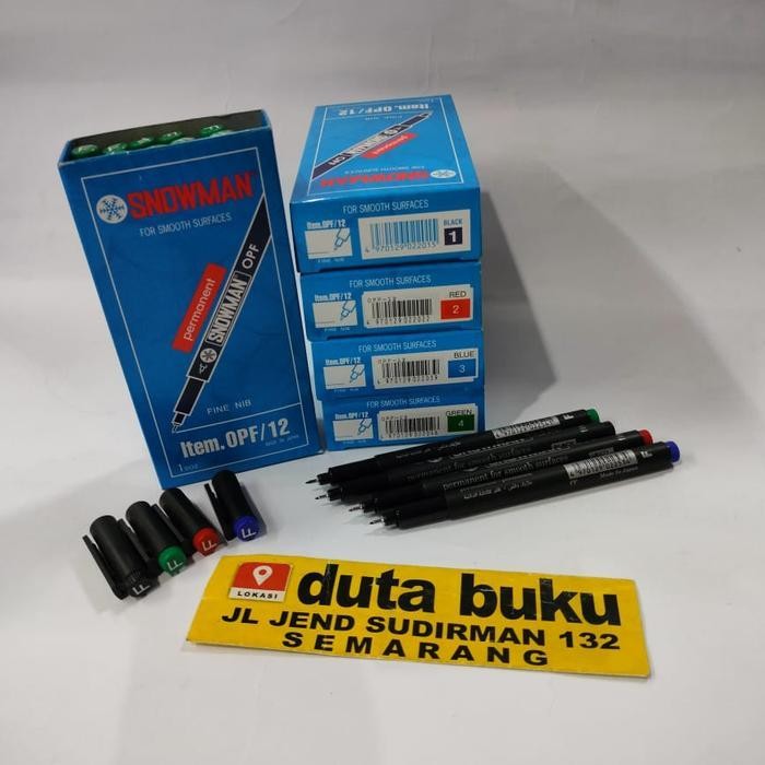 

Cn Spidol Permanen Ohp Snowman Opf Opm