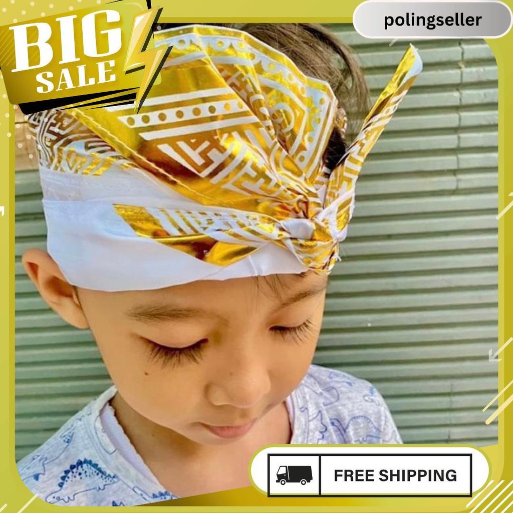 Udeng Bali Murah | Udeng Pria | Udeng Asli Bali | Ikat Kepala | Khas Bali Gratis Ongkir