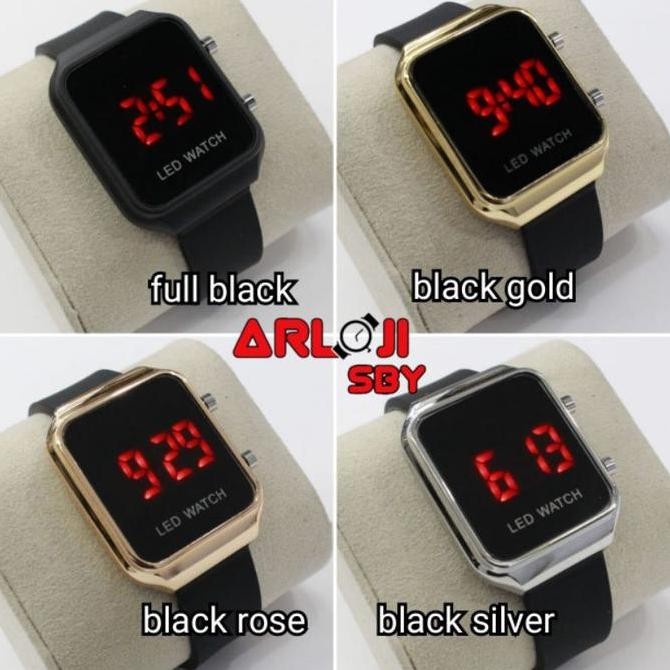 FAVORITE JAM TANGAN WANITA LED WATCH JAM LED GEAR