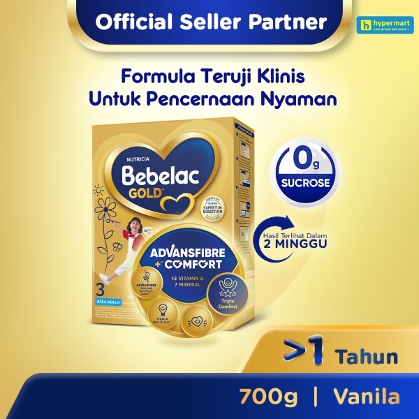 BEBELAC GOLD 3 VANILLA 700 GR - SUSU
