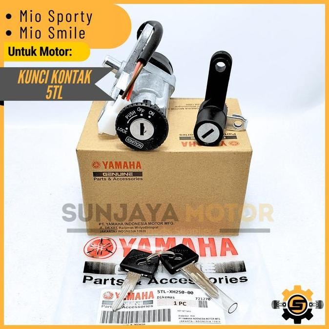 Murah Kunci Kontak Set Tl Keyset Original Yamaha Mio Sporty Mio Smile Kunci Motor 1 Set Key Set Konc