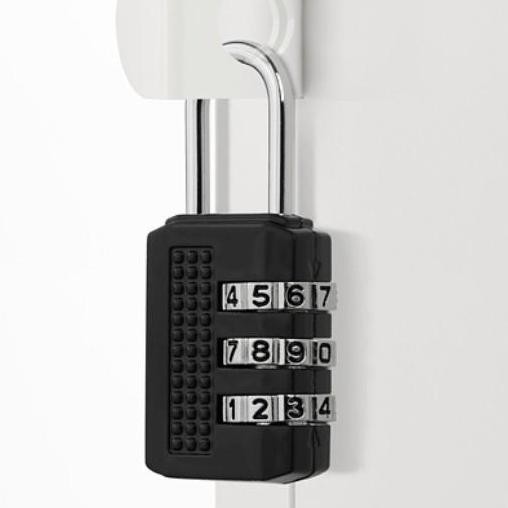 Terlaris Gembok Kecil Pengaman Furniture Kuat Modern Original_Hitam Ready Stok