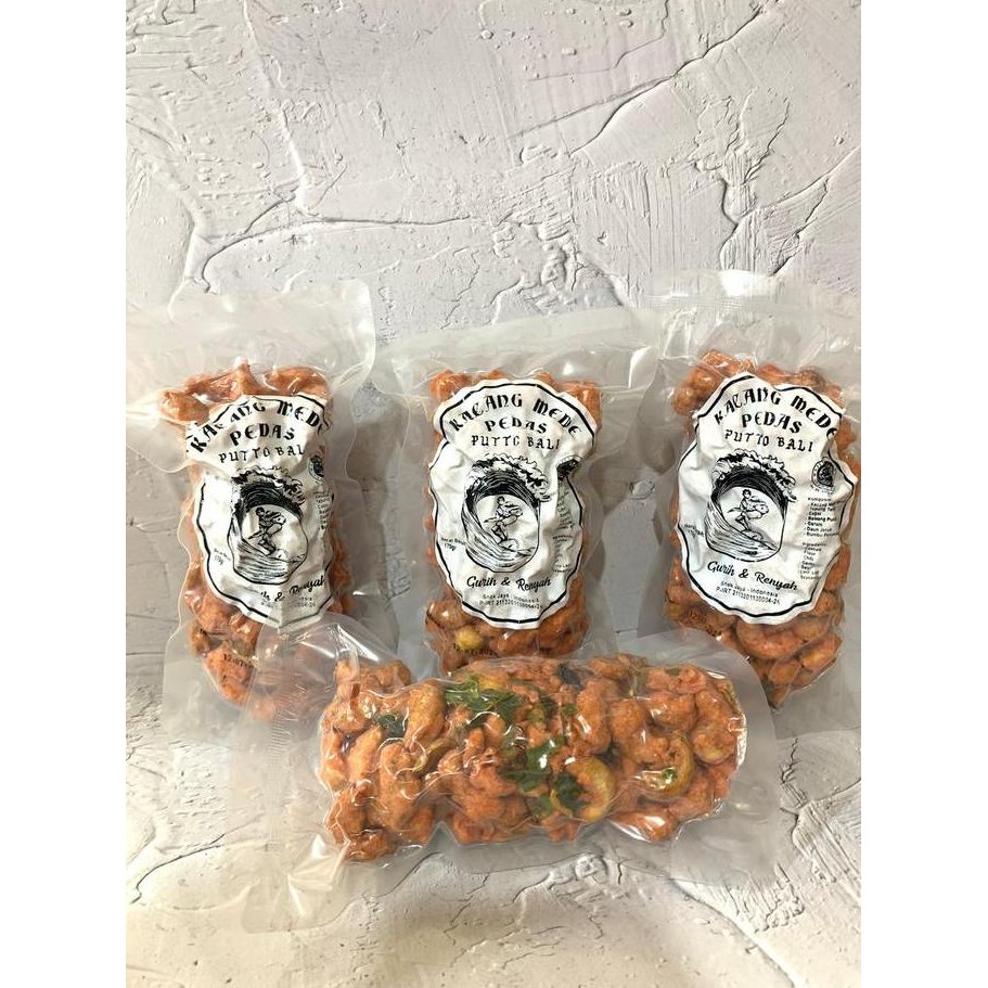 

Kacang Mede Pedas Putto Bali Vakum / Mete Pedas Daun Jeruk 170Gr