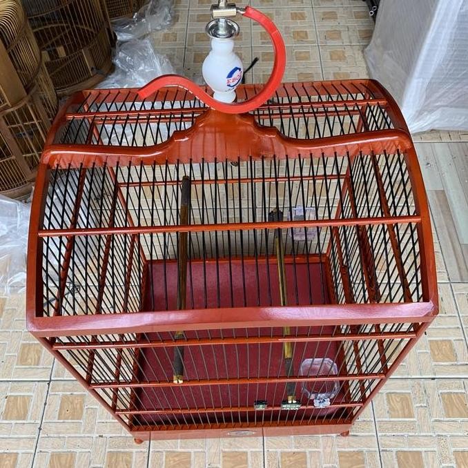 SANGKAR KANDANG BURUNG KOTAK EBOD JAYA COKLAT NO 2